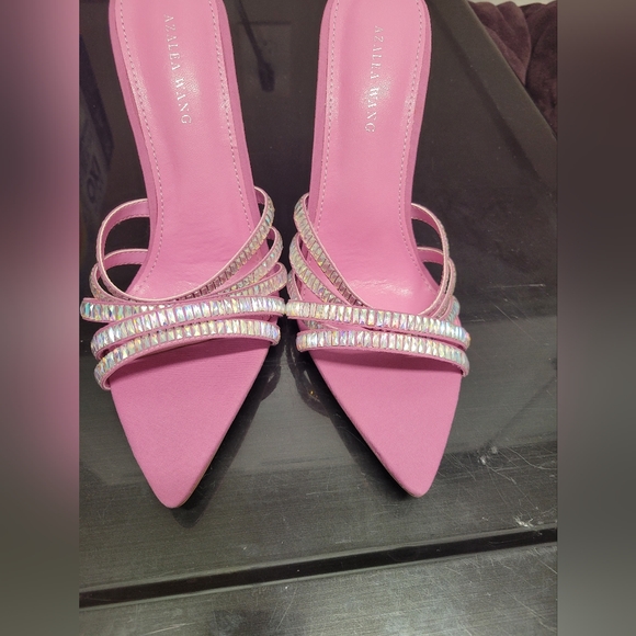 Azalea Wang Purple & Iredescent Shoes - Picture 2 of 3